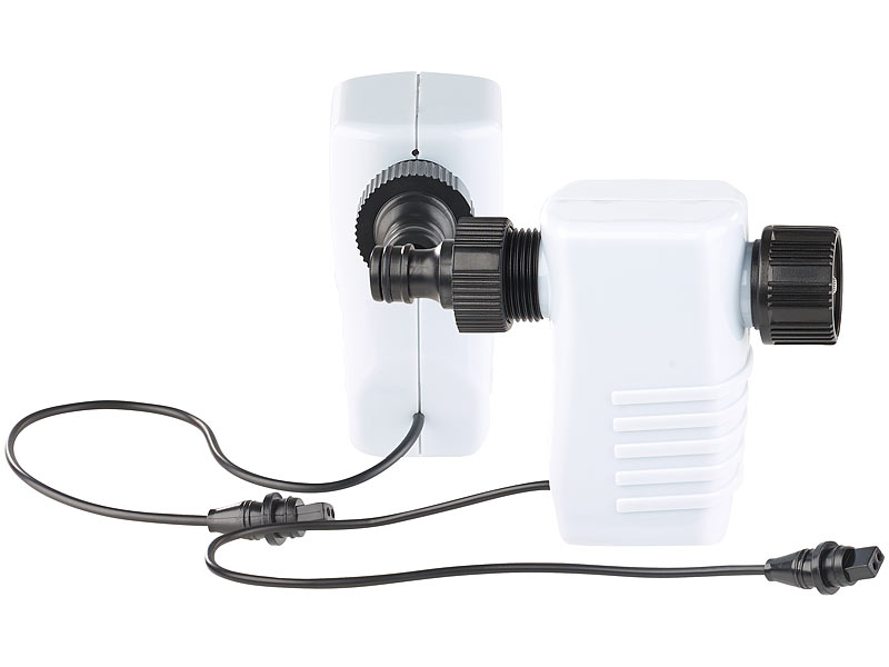 ; Bewässerungscomputer mit Multi-Schlauch-Anschlüssen Bewässerungscomputer mit Multi-Schlauch-Anschlüssen 