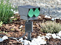 ; Gartensteckdosen mit Zeitschaltuhr in Stein-Optik Gartensteckdosen mit Zeitschaltuhr in Stein-Optik Gartensteckdosen mit Zeitschaltuhr in Stein-Optik 