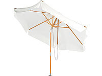 Royal Gardineer Neigbarer Sonnenschirm mit Holzgestell, UV-Schutz 50+, Ø 3 m, beige; Seitenmarkisen Seitenmarkisen Seitenmarkisen Seitenmarkisen 