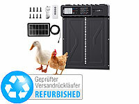 Royal Gardineer Hühnertür Solar, Hühnerklappe mit Fernbedienung