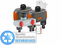 Royal Gardineer 2er-Set WLAN-Bewässerungscomputer mit Dual-Ventil, Versandrückläufer