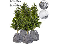Royal Gardineer 4er-Set Thermo-Topfschutz für Pflanzen, je 2x 50 x 45 cm & 70 x 65 cm