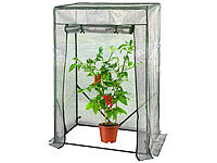Royal Gardineer Tomaten-Folien-Gewächshaus, aufrollbare Tür, 100 x 150 x 50 cm, weiß