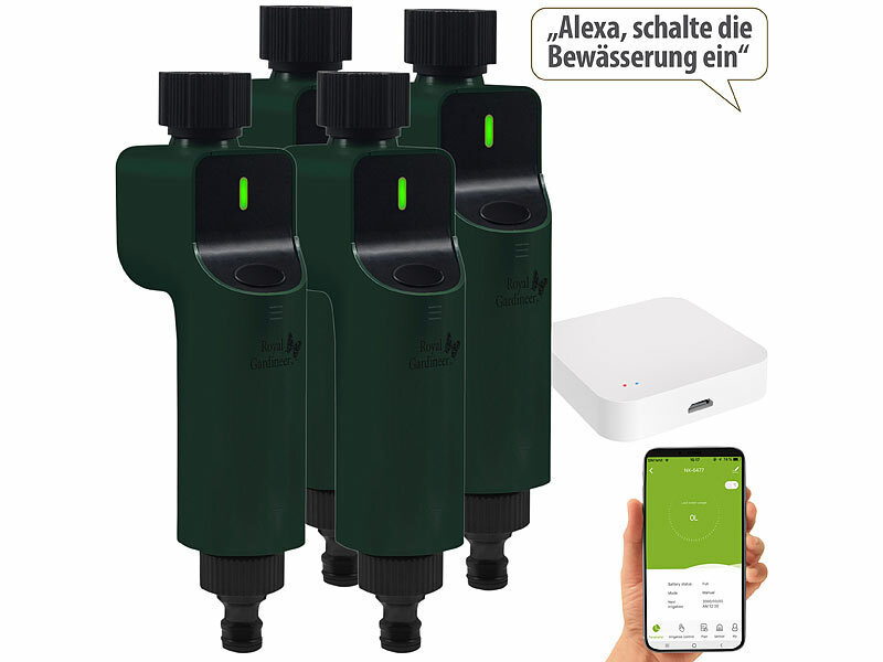 ; Bewässerungscomputer mit Multi-Schlauch-Anschlüssen, Wasserverteiler für Gartenschläuche 