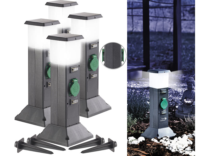 ; Säulen-Gartensteckdosen Säulen-Gartensteckdosen Säulen-Gartensteckdosen Säulen-Gartensteckdosen 